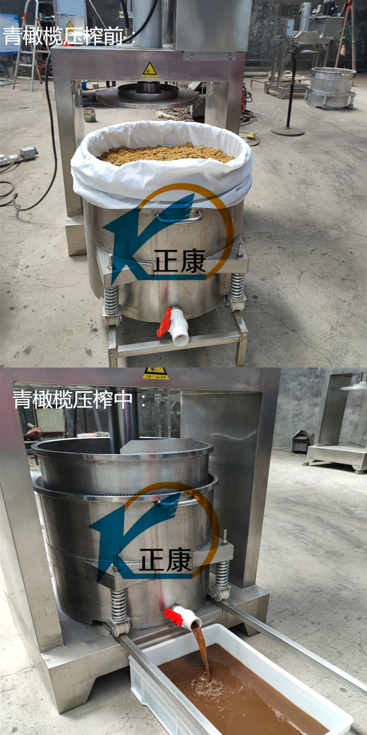 Zhengkang Hydraulic Press, Physical Press, Fruit and Vegetable Squeezing and Dehydration Machine, Fully Automatic Distiller's Grains and Traditional Chinese Medicine Juicing Equipment