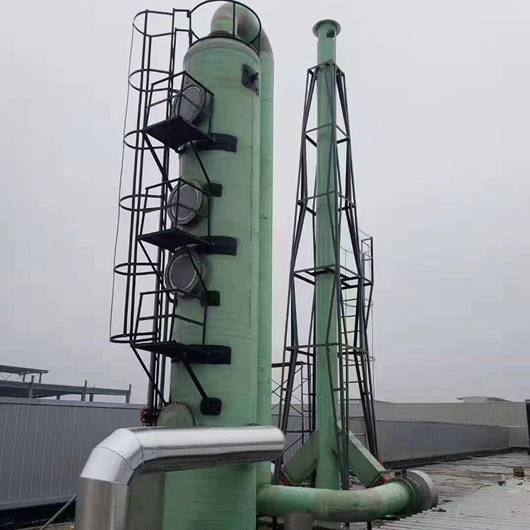 FRP desulfurization tower, spray tower, boiler dust removal equipment, purification tower, denitration and mist eliminator