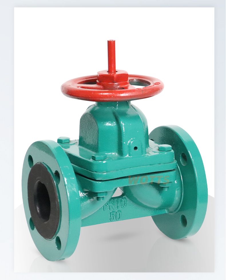 Manual rubber lined diaphragm valve G41J-10 cast iron cast steel anti-corrosion power plant national standard British standard Jingtan electric pneumatic