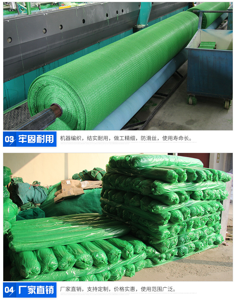 Customizable earth net for wind and dust suppression on construction sites, earth cloth for dust prevention, and urban green net for direct delivery in stock