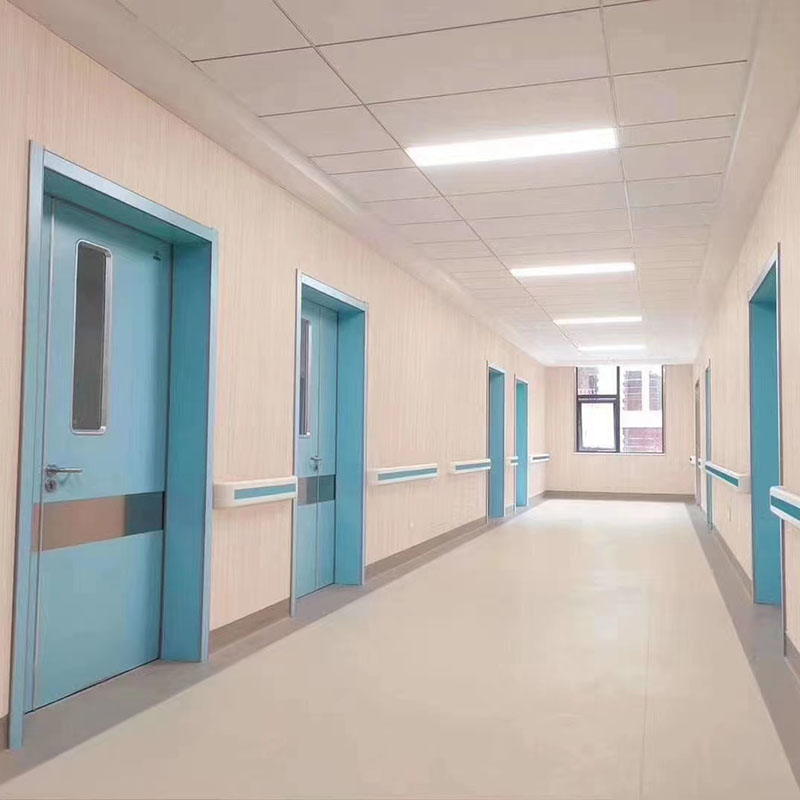 Professional production of steel medical doors for hospitals. Haosen medical ward doors can be installed on site and supplied in bulk