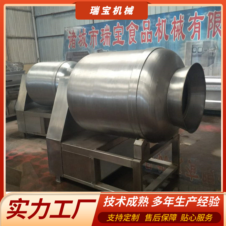 Vacuum rolling and kneading machine, fully automatic cured meat marinator, whole chicken, whole duck marinating and flavoring equipment, large marinating machine