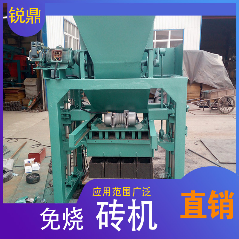 Small unburned cement brick machine, static pressure cushion block machine, standard brick, hollow brick making equipment, Ruiding Machinery