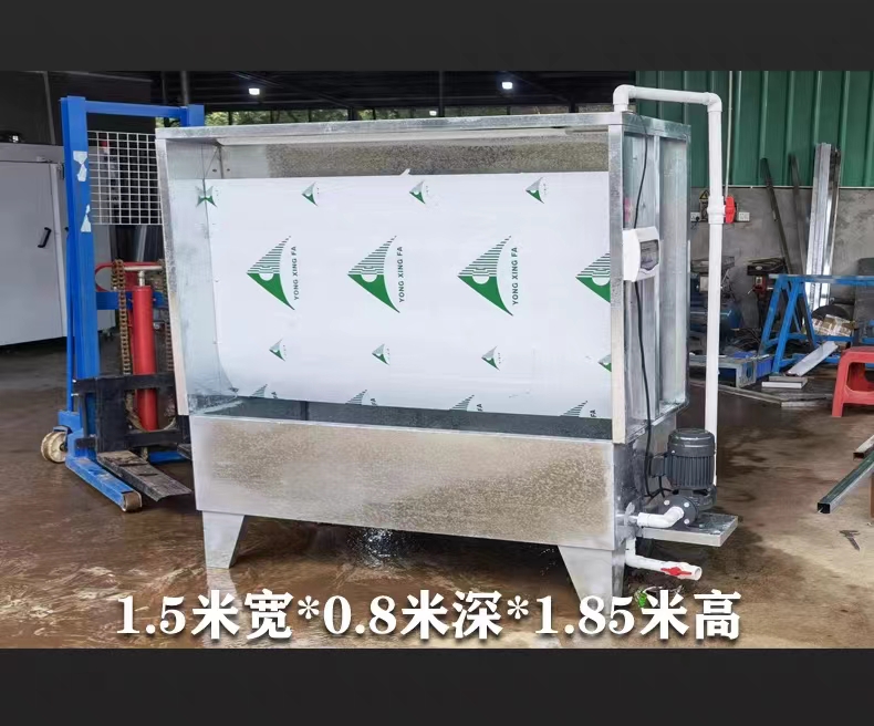 Customized environmentally-friendly water curtain cabinet, spray booth, dry powder spraying cabinet, plastic powder recycling machine, small water curtain machine, oil spraying turntable