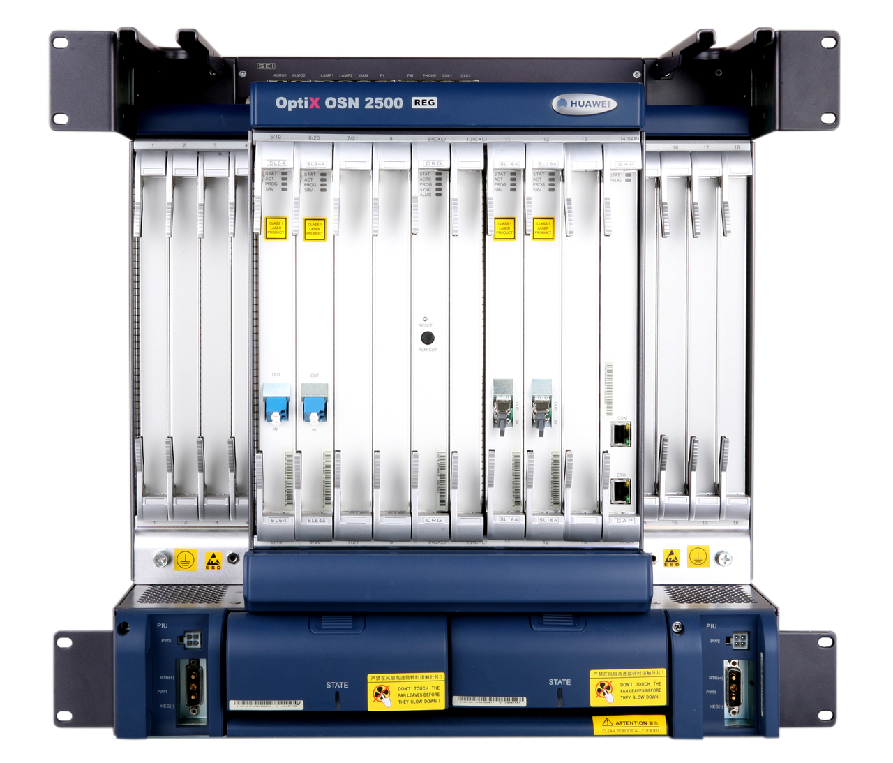 Power consumption of Huawei OSN2500 switch on Xinyi Communication OSN2500 optical interface board