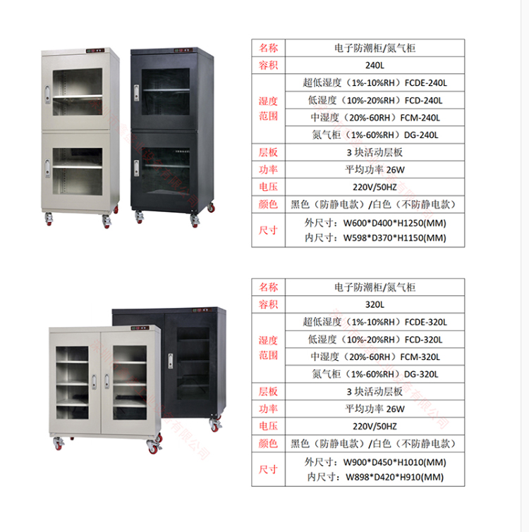 Manufacturers directly supply industrial moisture-proof cabinets, intelligent low humidity large capacity drying cabinets, electronic IC anti-static dehumidification cabinets