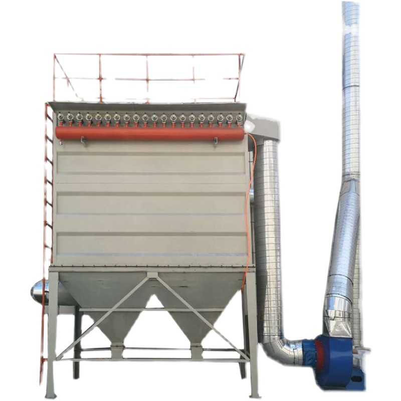 Pulse bag type stainless steel dust collector, single machine workshop dust collector, dust removal and environmental protection equipment