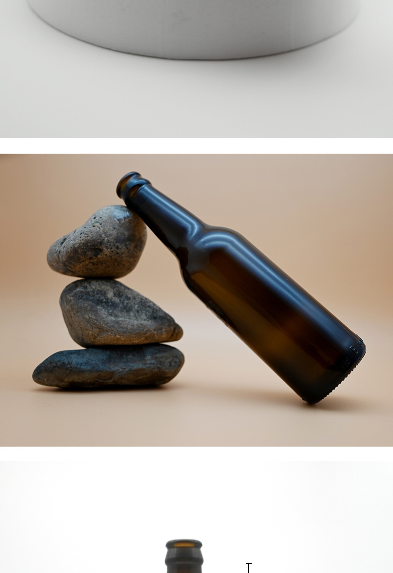 The manufacturer provides brown beer bottles, amber beer bottles, foreign wine champagne, craft brewing brown glass beer bottles