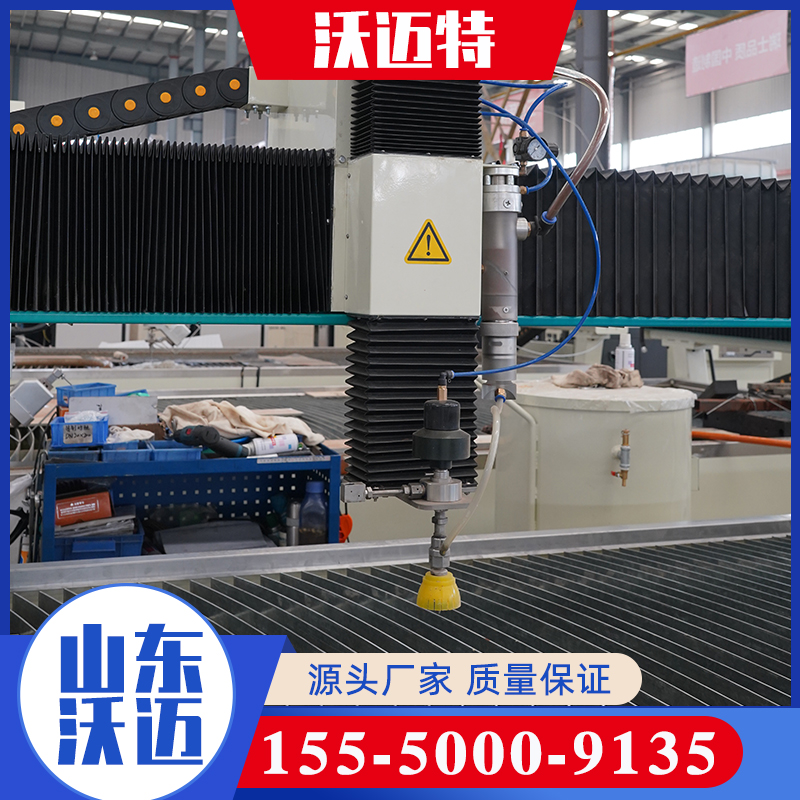 High pressure CNC water jet cutting machine for three-axis titanium alloy steel plate ceramic cutting