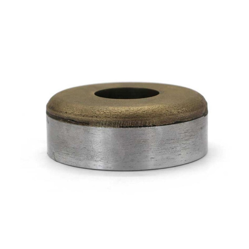 Customized special-shaped bronze binder R5 sintered diamond grinding disc for processing glass ceramic composite materials with long service life