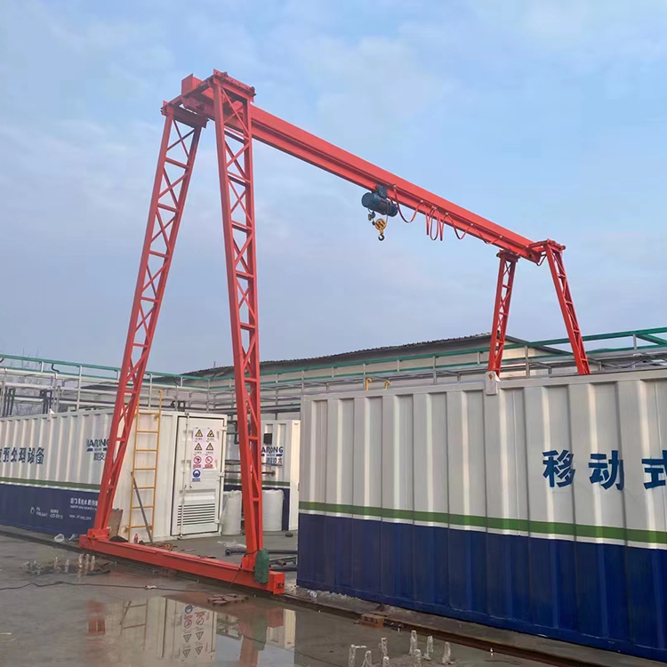 5t 10t single and double girder gantry crane wharf industrial electric Gantry crane easy to operate