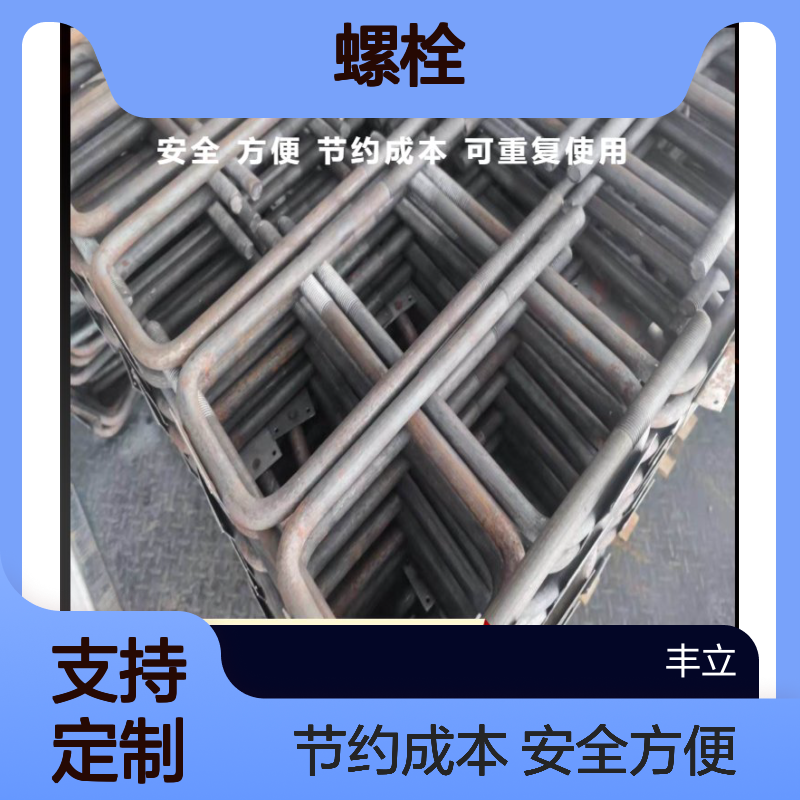 丰立 U型螺栓工字钢外架悬挑预埋件方形螺丝卸料平台固件