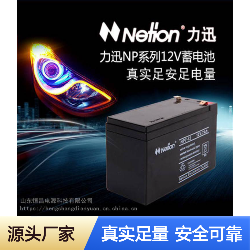 NETION力讯蓄电池NP4.5-12 12V4.5AH 仪器电池