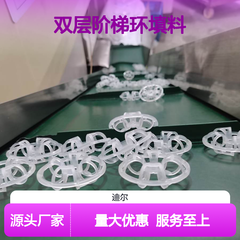 双层阶梯环填料 塑料材质PP RPP PVC CPVC长期供应 工业塔内件用