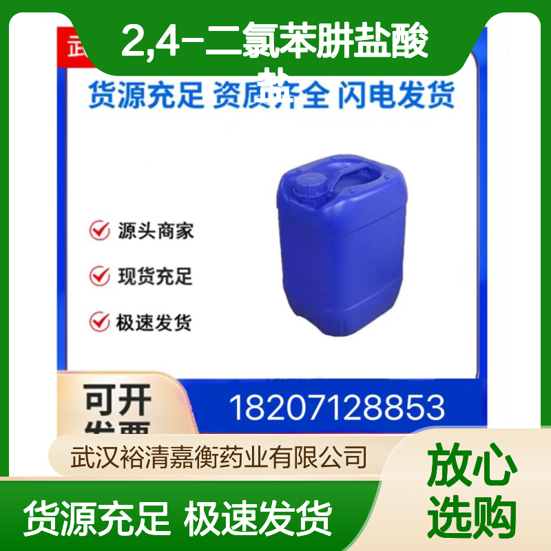 2,4-二氯苯肼盐酸盐CAS:5446-18-4类白色结晶粉末医药中间体