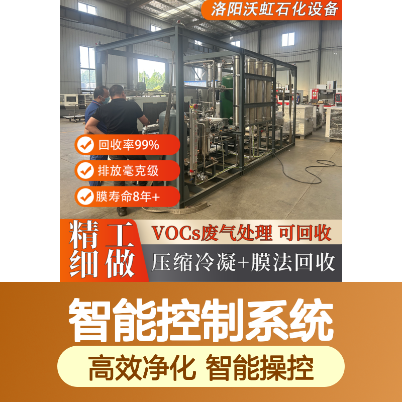 环己烷工业有机气体净化变频压缩冷凝+膜组件智能控制系统