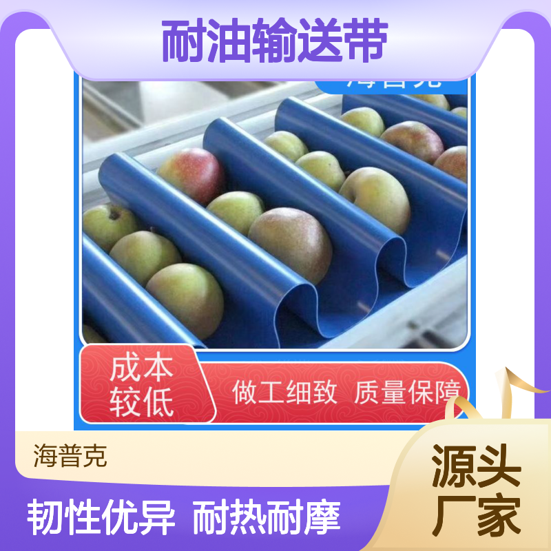 海普克 交货快 产品好 耐油输送带 耐热耐摩擦韧性好 流水线轻型工业