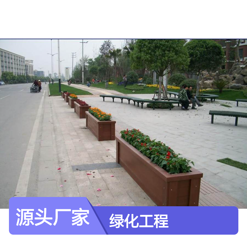 绿化工程 商场绿化景观设计 花箱植物造景 智能养护 南韵竹风
