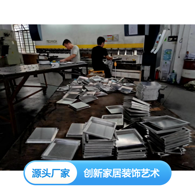 金属色仿木材纹理创新家居装饰艺术 生产工艺 冲压