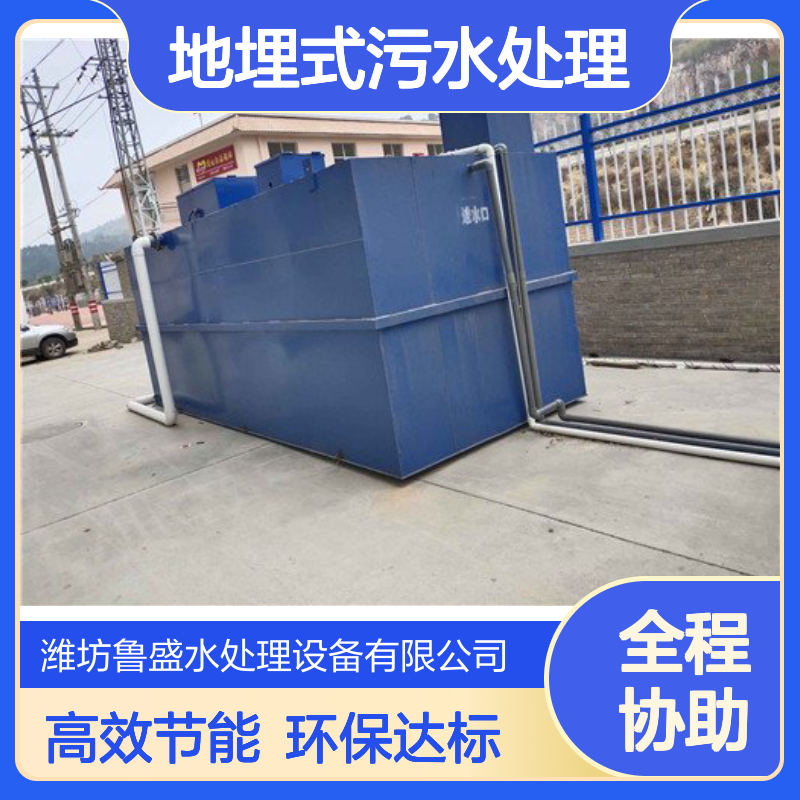 美丽乡村地埋式污水处理成套设备 设施 鲁盛环保