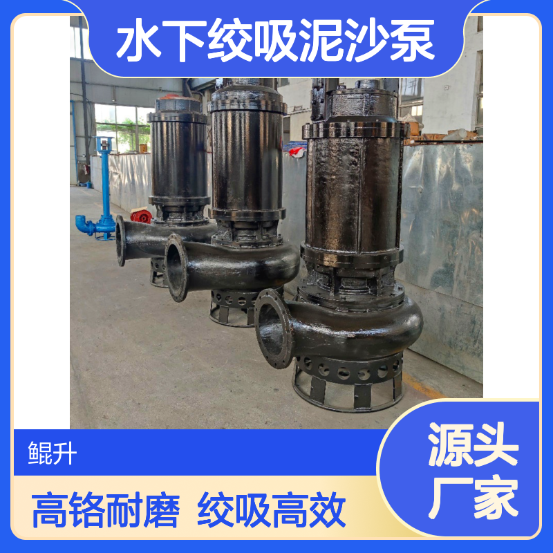 潜水抽沙泵厂家 高铬耐磨材质水下绞吸泥沙泵 鲲升泵业