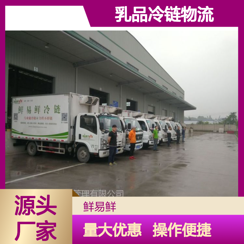 乳品冷链物流 冷冻运输冷藏配送 生鲜食品冷链干支线运输服务
