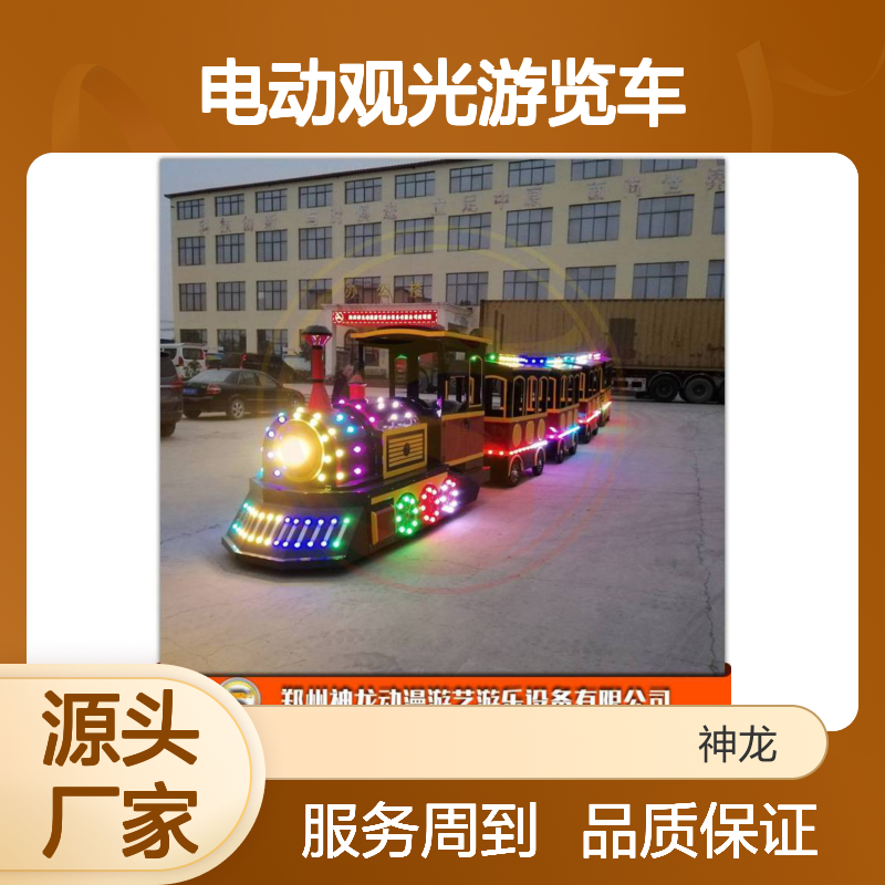 神龙游乐供应 景区商场电动观光游览车 仿古小火车