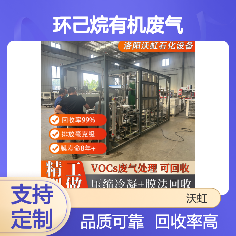 环己烷有机废气综合治理系统集成多种成熟技术处理效果稳定