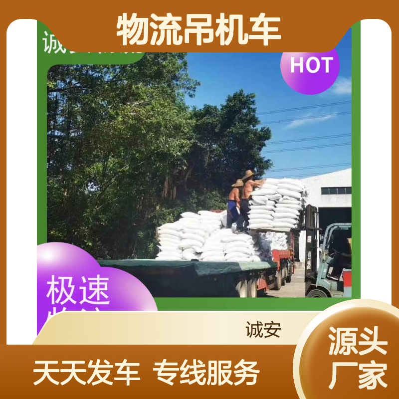 诚安物流吊机车东莞到香港散货快运随时发车