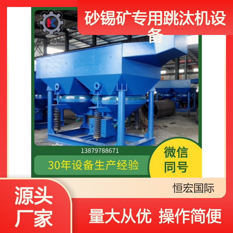 砂锡矿跳汰机设备 高效选矿分离 交钥匙服务提供商金矿选矿设备
