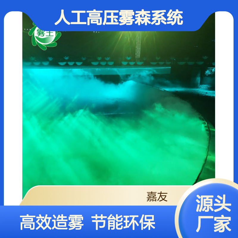 雾王人工高压雾森系统 120L水箱自动补水 园林景观造雾专业设备