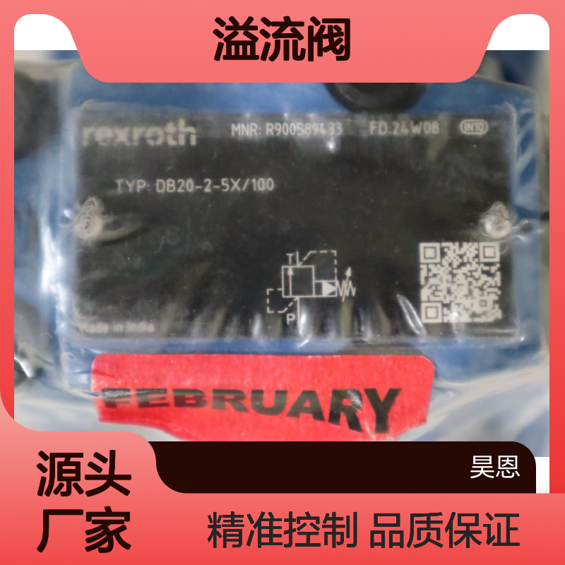 DB20-2-53/100 DB20-2-54/100 R900589433 德国力士乐REXROTH溢流阀