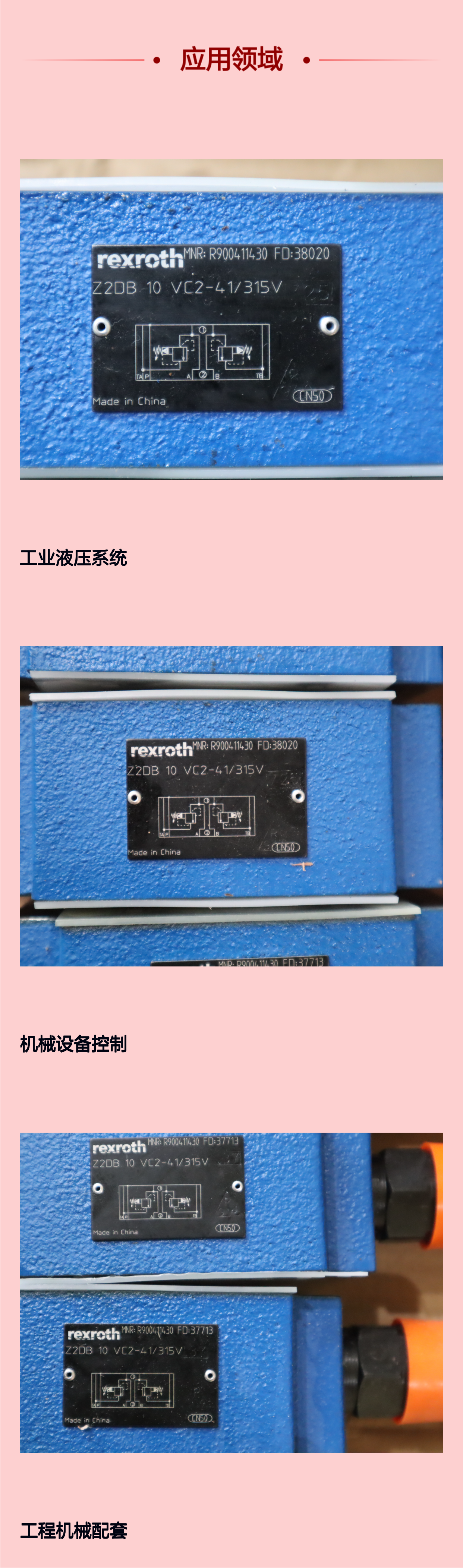 Z2DB10VC2-40/315V R900411430 Z2DB10VC2-41/315V 力士乐REXROTH阀