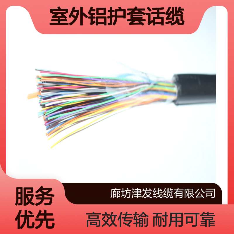 HYA50*2*0.4室外铝护套话缆 通信大对数语音电缆