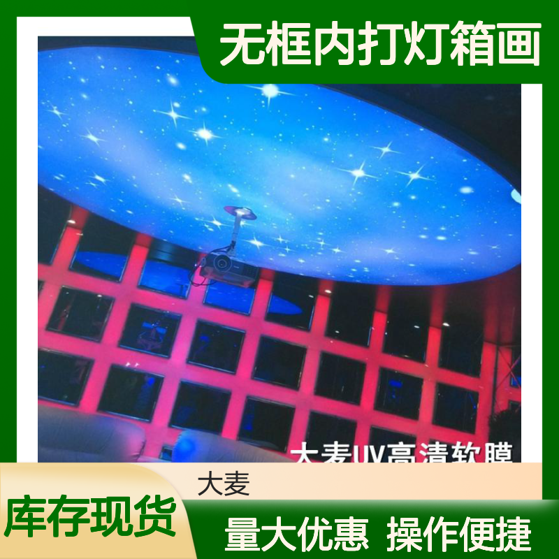 UV高清软膜喷绘 画面逼真色彩艳丽 无框内打灯箱画面定制