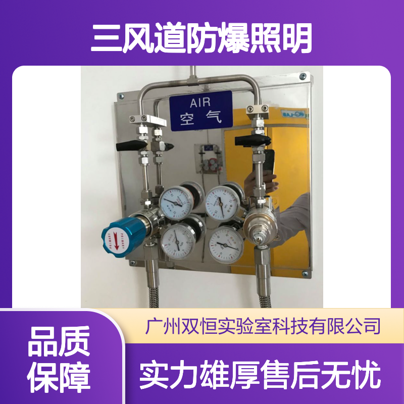 实验室定制设计施工服务 全钢结构三风道防爆照明方案