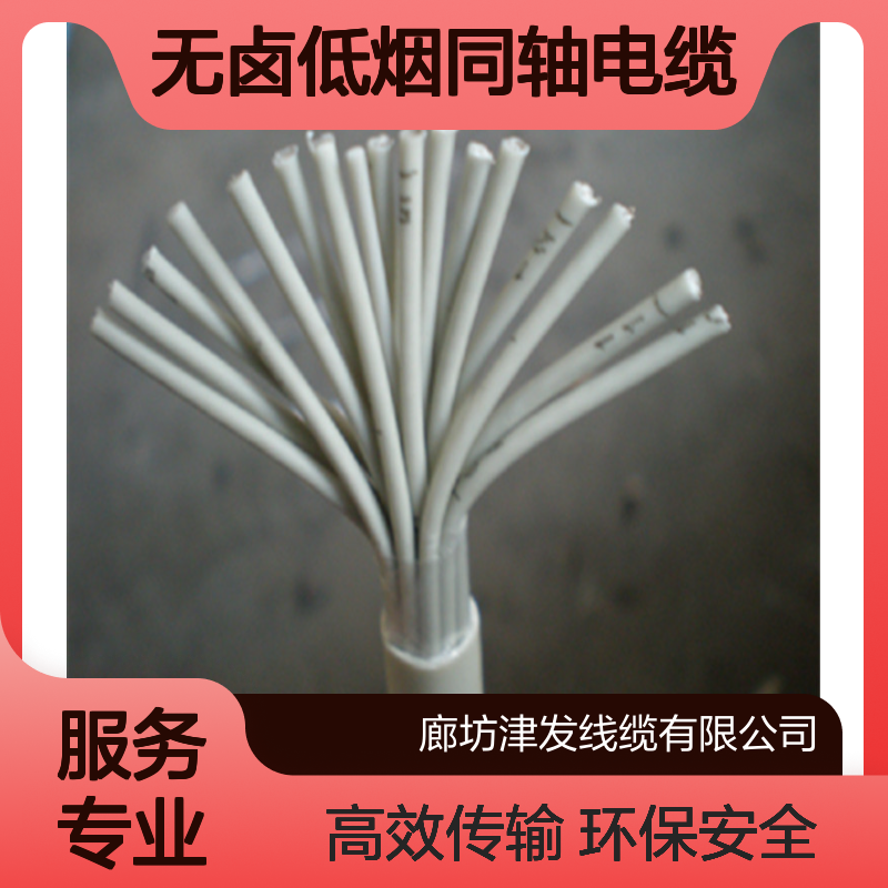 无卤低烟同轴电缆WDZB-SYV75-2-1*16两兆射频线