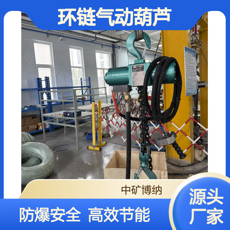 环链气动葫芦 HQ型风动倒链 固定式防爆起重葫芦