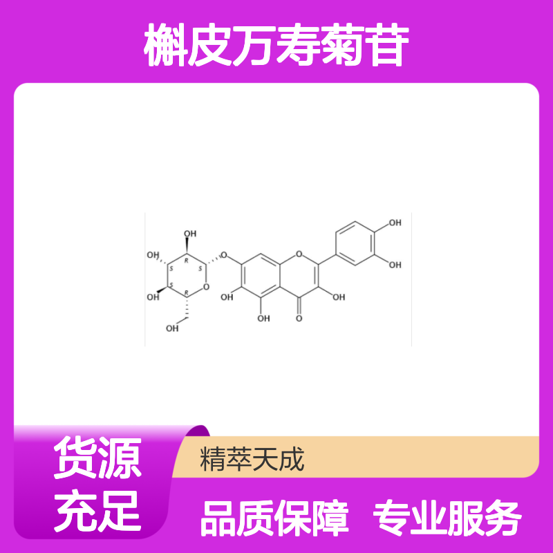 槲皮万寿菊苷 HPLC≥98% 中药对照品 标准品 科研专用现货