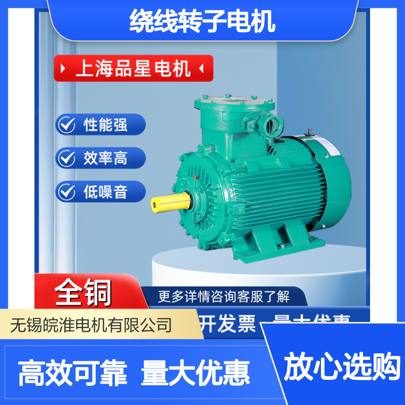 品星YR-315M-4 132kW绕线电机起重机用可调速绕线转子电机