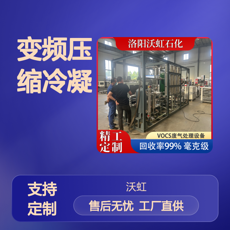 丙酮工业有机废气设备变频压缩冷凝+膜组件能耗智能调节