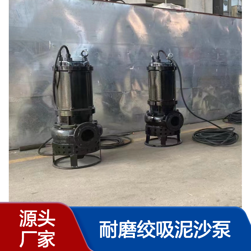 立式抽沙泵 潜水耐磨绞吸泥沙泵 搅拌式无堵塞吸沙泵