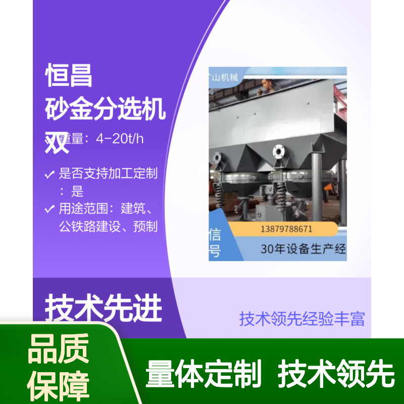 全套 砂金分选双动力跳汰机 金矿CIP炭浆设备 选矿效率高维护简便