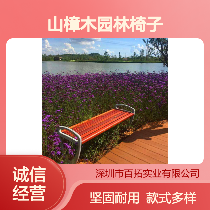 山樟木园林椅子户外铁艺公园路椅款式设计定制