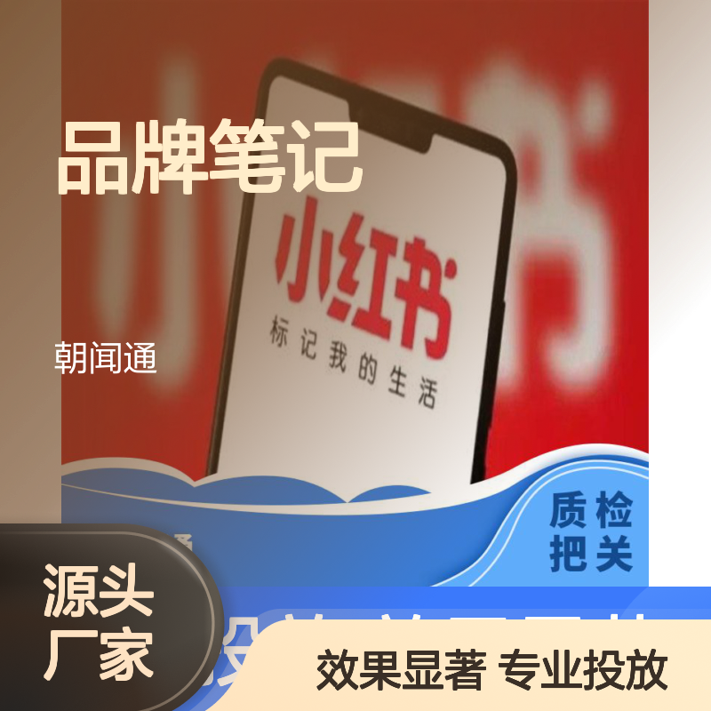 小红书广告 信息流竞价开户推广 品牌笔记种草宣传找朝闻通投放