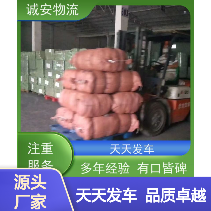 诚安物流 40尺自备柜 阳江到深圳 一般贸易买单报关 次日到