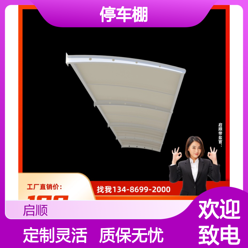 启顺膜结构停车棚 定制加工全国安装 源头厂家现货速发 保用十五年