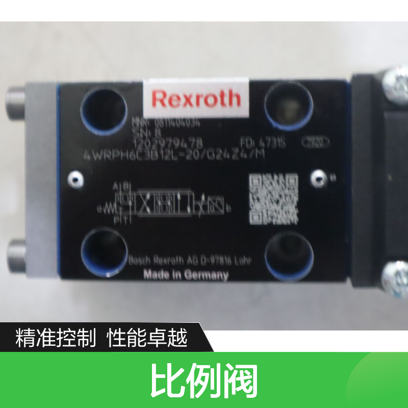 0811404034 4WRPH6C3B12L-2X/G24Z4/M 德国力士乐REXROTH比例阀