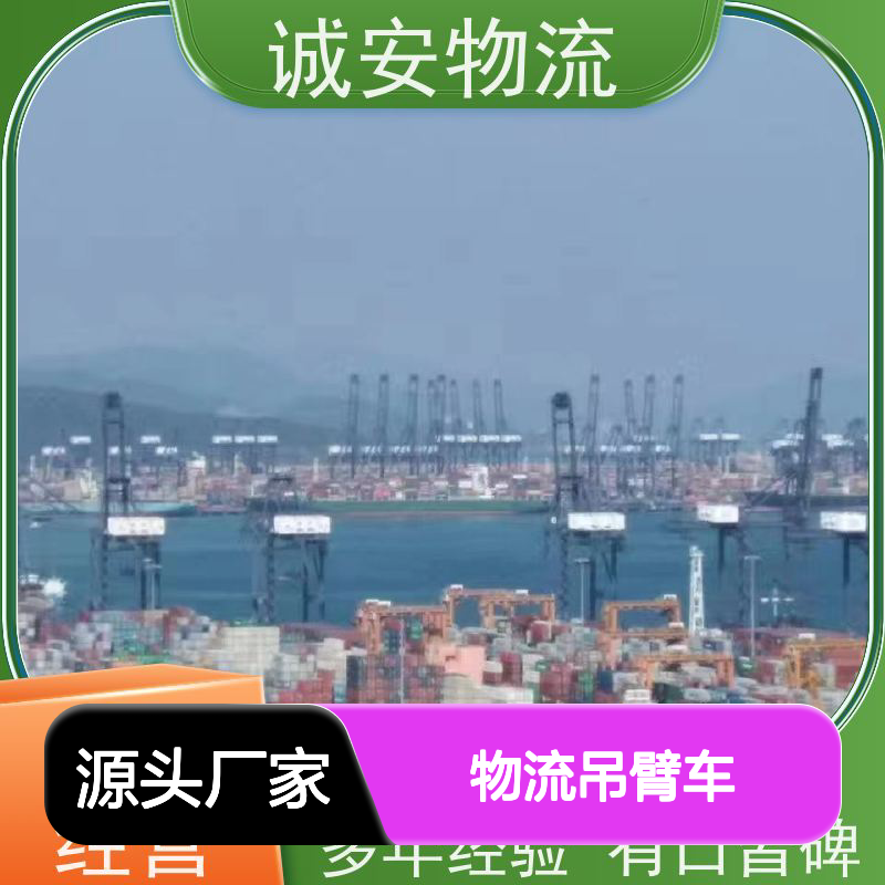 诚安物流吊臂车阳江到深圳一般贸易买单报关半天到