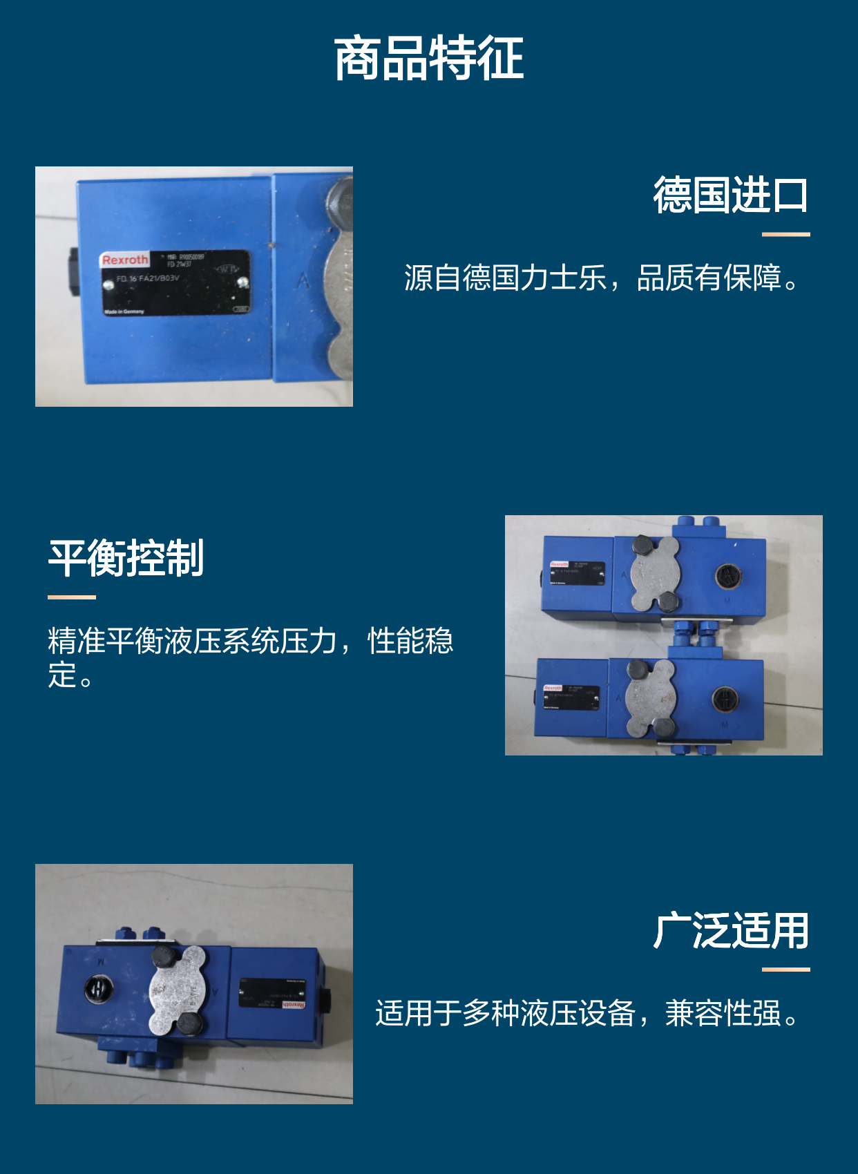 FD16FA22/B03V FD16FA2X/B03V R900500189 德国力士乐REXROTH平衡阀